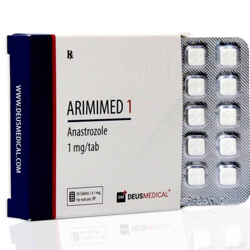 ARIMIMED 1 (Anastrozole) - 50tabs of 1mg - DEUS-MEDICAL