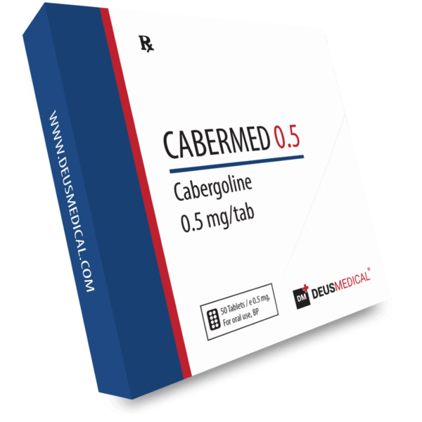 CABERMED 0.5 (Cabergoline) - 50tabs of 0.5mg - DEUS-MEDICAL
