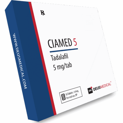Ciamed 5 (Tadafil) - 50tabs of 5mg - DEUS-MEDICAL Ciamed 5 (Tadafil) - 50tabs of 5mg - DEUS-MEDICAL