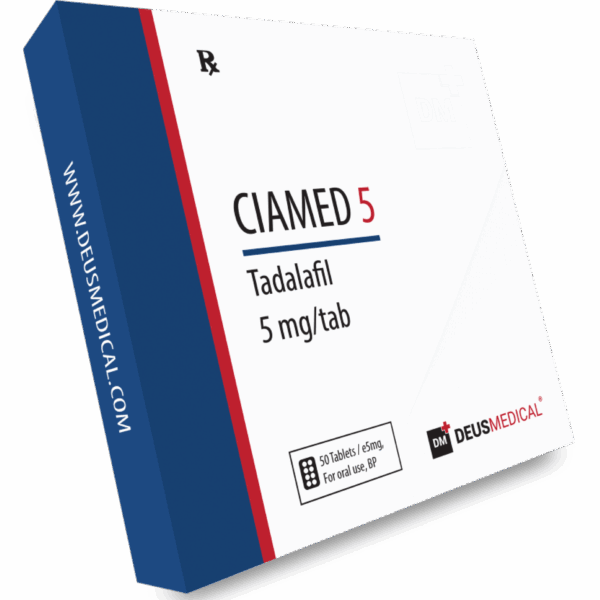 Ciamed 5 (Tadafil) - 50tabs of 5mg - DEUS-MEDICAL