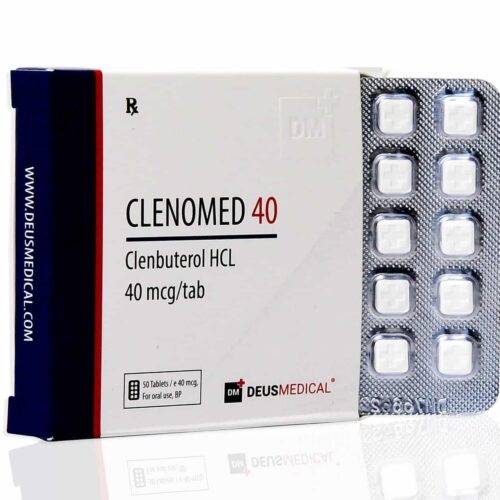 CLENOMED 40 (Clenbuterol) - 50tabs of 40mcg - DEUS-MEDICAL