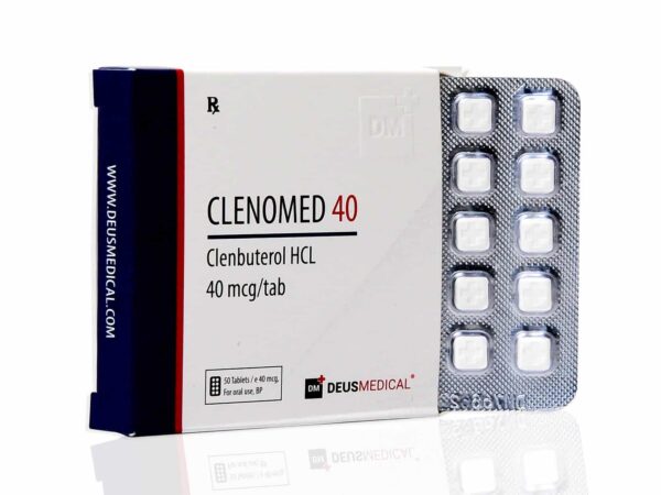 CLENOMED 40 (Clenbuterol) - 50tabs of 40mcg - DEUS-MEDICAL