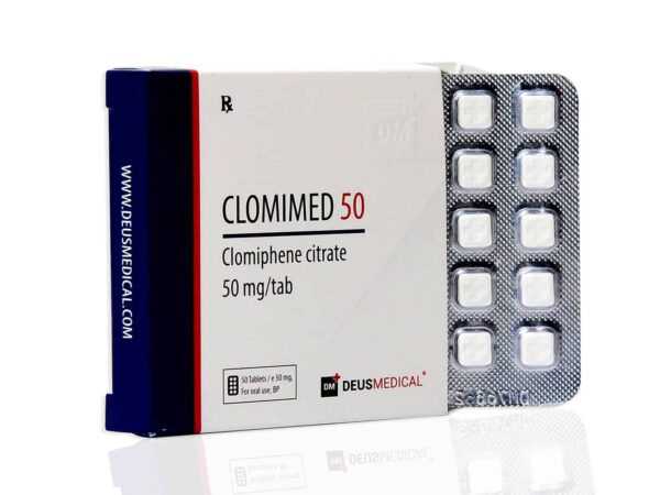 CLOMIMED 50 (Clomiphene citrate) - 50tabs of 50mg - DEUS-MEDICAL