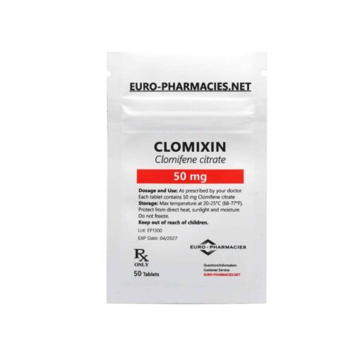 Clomixin (Clomid) - 50mg/tab -50 tab/bag - Euro Pharmacies - USA Domestic Clomixin (Clomid) - 50mg/tab -50 tab/bag - Euro Pharmacies - USA Domestic