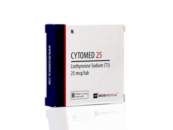CYTOMED 25 (Liothyronine Sodium T3) - 50tabs of 25mcg - DEUS-MEDICAL