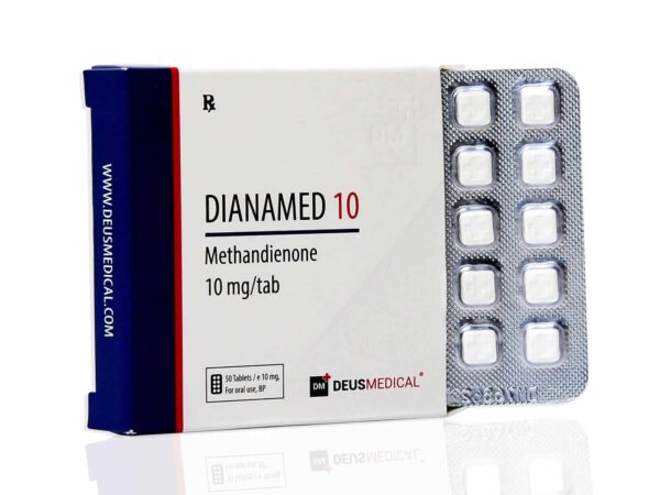 DIANAMED 10 (Methandienone) - 50tabs of 10mg - DEUS-MEDICAL
