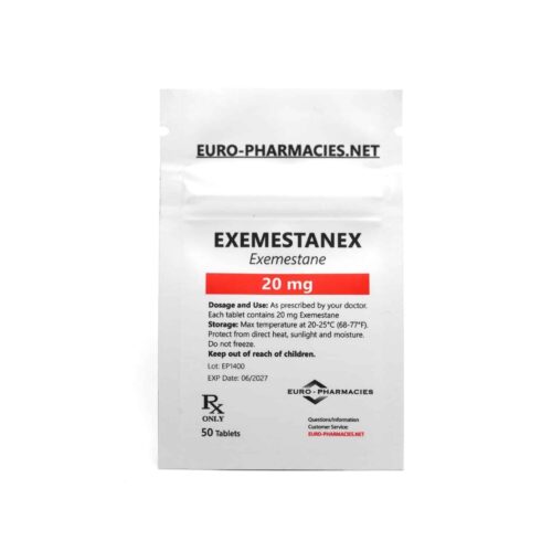 Exemestanex (Aromasin) - 20mg/tab -50 tab/bag - Euro Pharmacies - USA Domestic Exemestanex (Aromasin) - 20mg/tab -50 tab/bag - Euro Pharmacies - USA Domestic