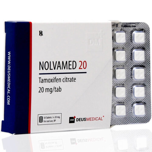 NOLVAMED 20 (Tamoxifen citrate) - 50tabs of 20mg - DEUS-MEDICAL NOLVAMED 20 (Tamoxifen citrate) - 50tabs of 20mg - DEUS-MEDICAL