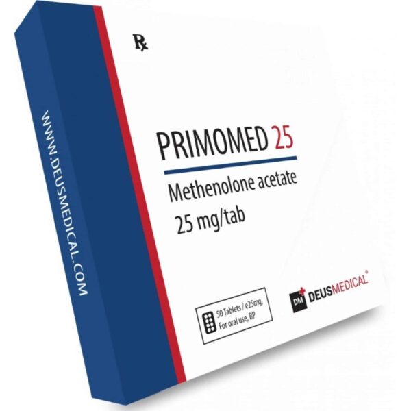 Primomed 25 (Methenolone Acetate) - 50tabs of 25mg - DEUS-MEDICAL