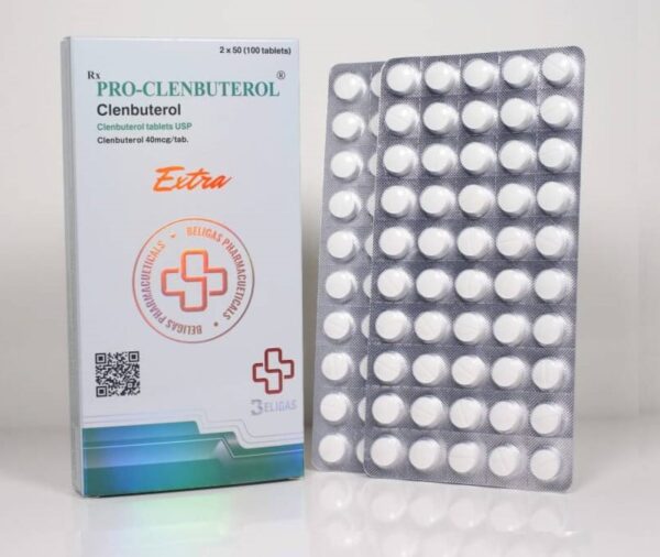 Pro Clenbuterol 40mcg 100tabs - Beligas USA