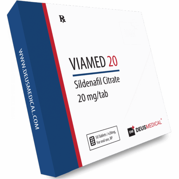 Viamed 20 (Sildenafil Citrate) - 50tabs of 20mg - DEUS-MEDICAL